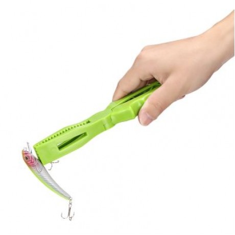 Outlife BL - 012 Fishing Pliers Saltwater Hook Remover Fish Holder Lip Gripper (GREEN)