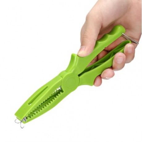 Outlife BL - 012 Fishing Pliers Saltwater Hook Remover Fish Holder Lip Gripper (GREEN)