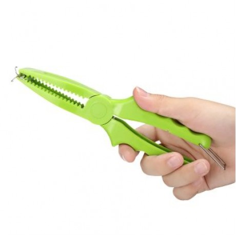 Outlife BL - 012 Fishing Pliers Saltwater Hook Remover Fish Holder Lip Gripper (GREEN)