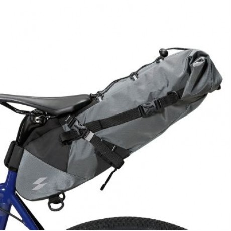 SAHOO 131372 - SA Water-resistant Bike Saddle Bag Under Seat Pack Tail Pouch (GRAY)