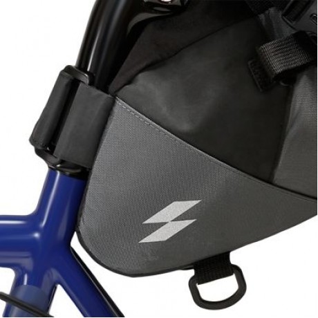 SAHOO 131372 - SA Water-resistant Bike Saddle Bag Under Seat Pack Tail Pouch (GRAY)