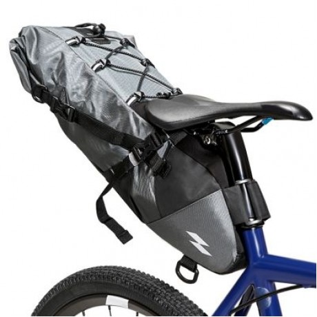 SAHOO 131372 - SA Water-resistant Bike Saddle Bag Under Seat Pack Tail Pouch (GRAY)