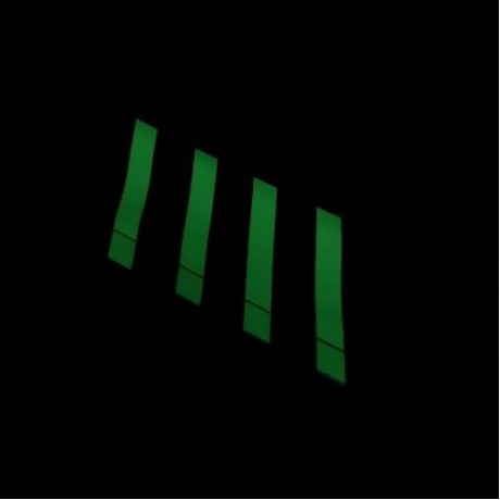 start pro equipment Safety Bicycle Luminous Reflector Bike Sticker (BLACK)
