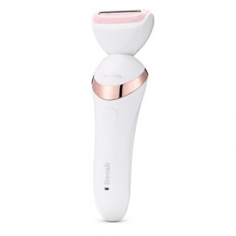 BRE650 Three-in-one Female Hair Remover Face Cleansing Electric Massager (PINK)