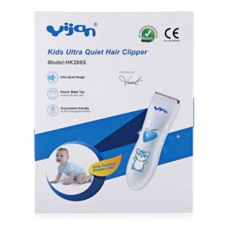 Yijian HK288S Kids Ultra Quiet Hair Clipper (WHITE)