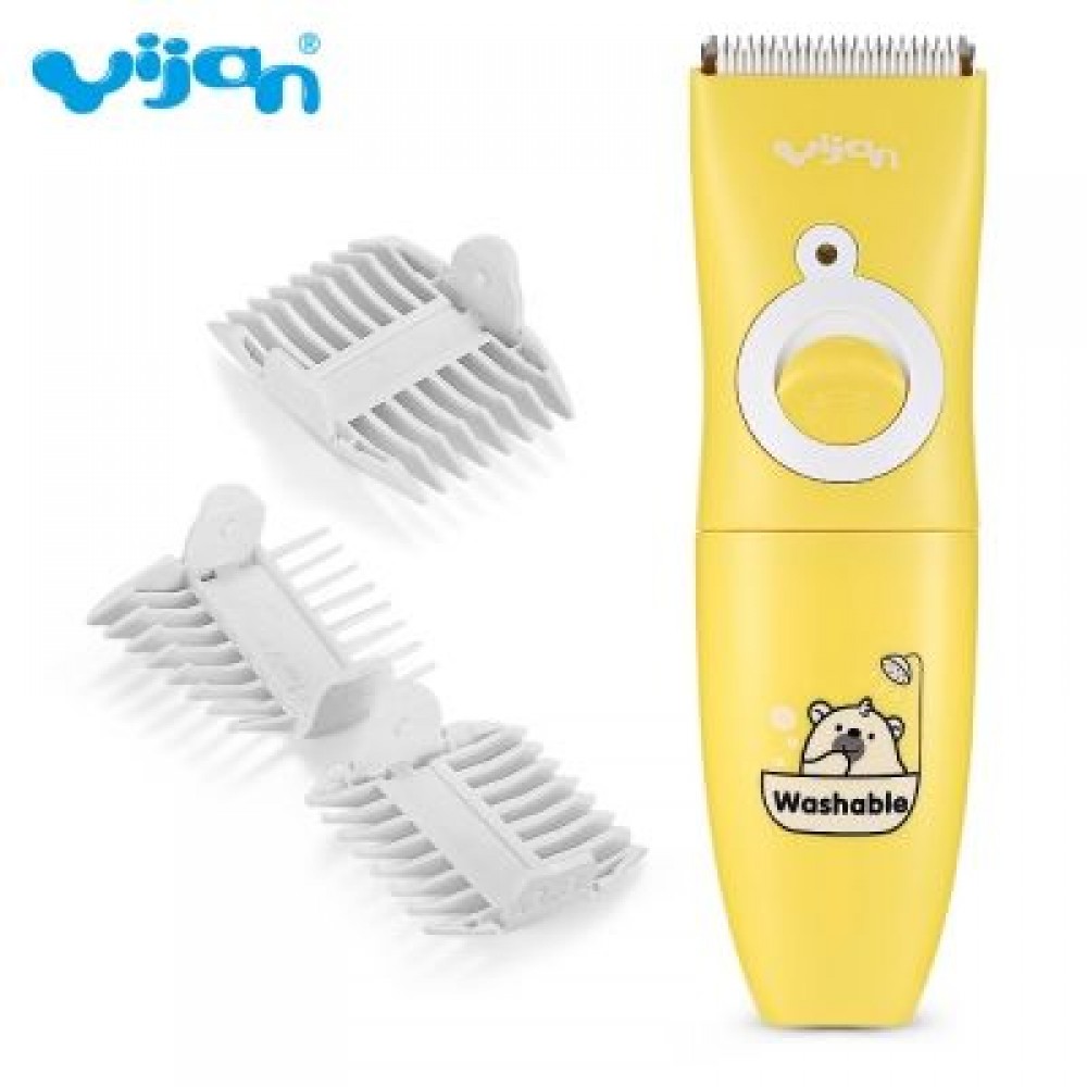 Yijian T610S Waterproof Kids Hair Clipper (YELLOW)