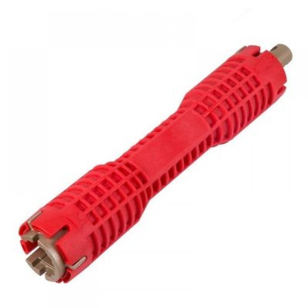 Faucet and Sink Installer Multifunctional Water Pipe Wrench (RED)