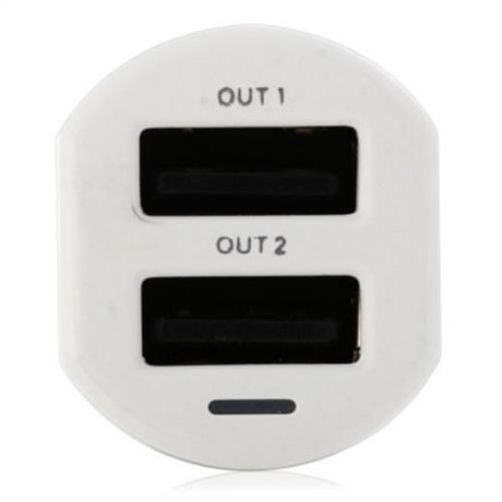 HOCO UC201 DUAL USB PORT 2.1A   1.0A CAR CHARGER ADAPTER FOR IPHONE IPAD IPOD SAMSUNG