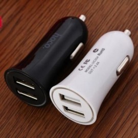 HOCO UC204 DUAL USB PORT 2.4A CAR CHARGER ADAPTER FOR IPHONE IPAD IPOD SAMSUNG