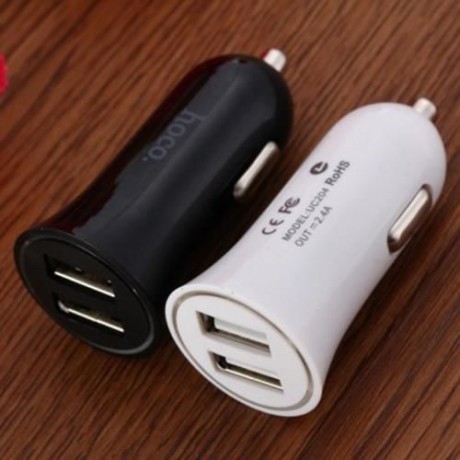 HOCO UC204 DUAL USB PORT 2.4A CAR CHARGER ADAPTER FOR IPHONE IPAD IPOD SAMSUNG
