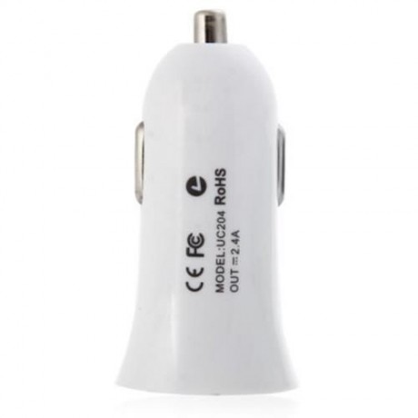 HOCO UC204 DUAL USB PORT 2.4A CAR CHARGER ADAPTER FOR IPHONE IPAD IPOD SAMSUNG