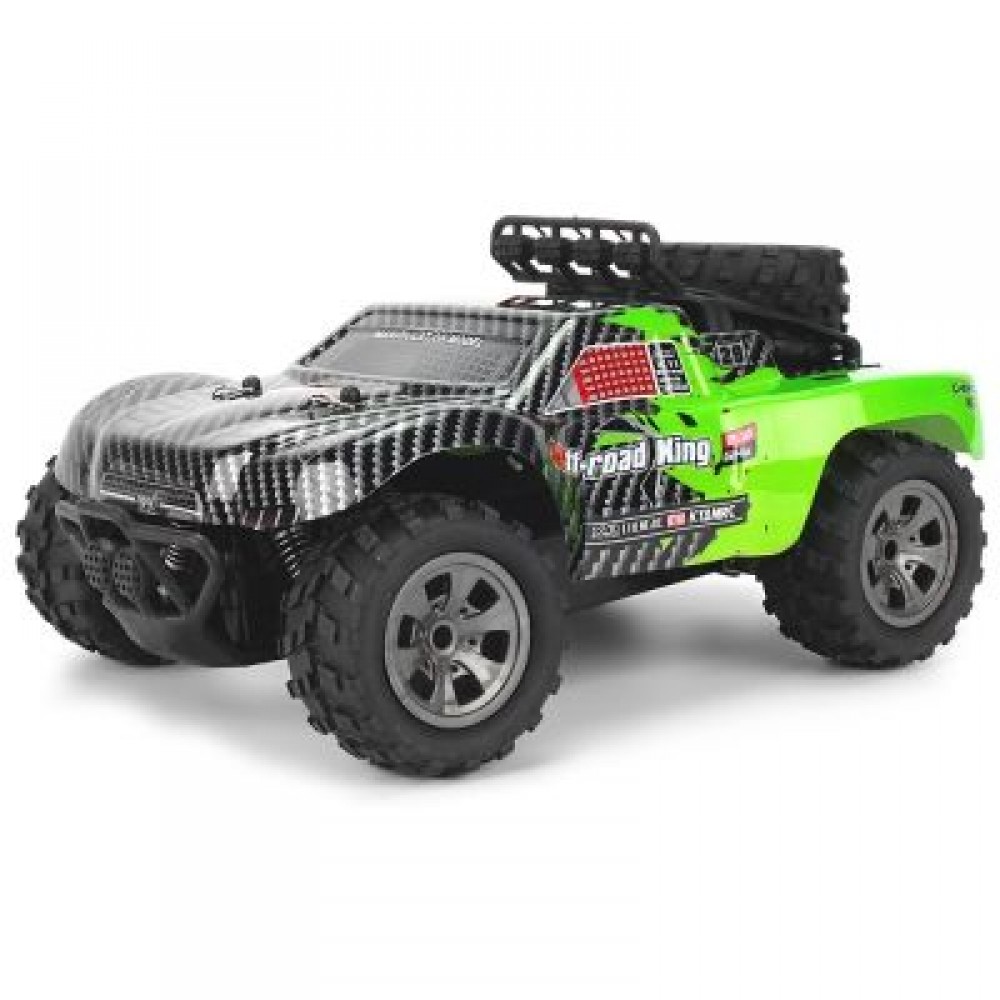1885 - B 2.4G 1/18 18km/h Drift RC Off-road Car Desert Truck RTR Toy Gift (GREEN)