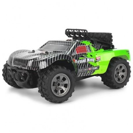 1885 - B 2.4G 1/18 18km/h Drift RC Off-road Car Desert Truck RTR Toy Gift (GREEN)
