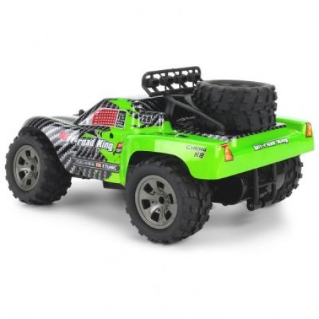 1885 - B 2.4G 1/18 18km/h Drift RC Off-road Car Desert Truck RTR Toy Gift (GREEN)