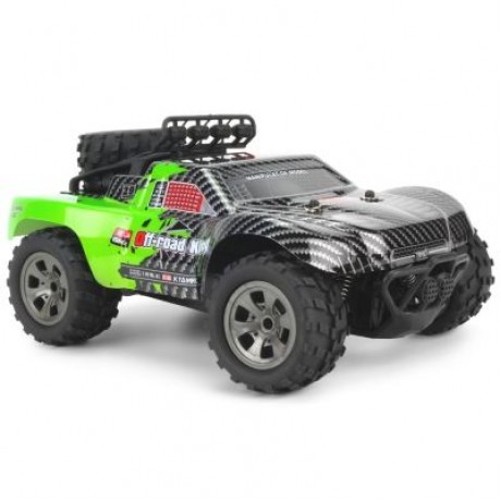 1885 - B 2.4G 1/18 18km/h Drift RC Off-road Car Desert Truck RTR Toy Gift (GREEN)