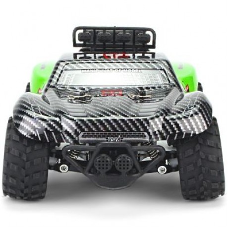 1885 - B 2.4G 1/18 18km/h Drift RC Off-road Car Desert Truck RTR Toy Gift (GREEN)