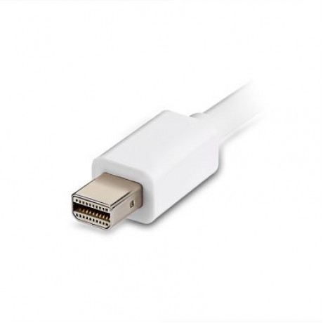 Mini DisplayPort to VGA Cable High Resolution Support 1920 x 1200 (WHITE)