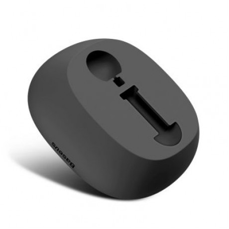 Baseus Pencil Silicone Holder Dustproof Portable with Cap (BLACK)
