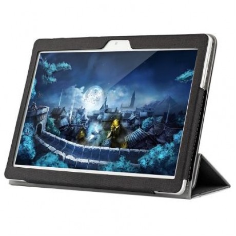OCUBE PU Anti-shock Folding Tablet Case for 10.1 inch Teclast M20 (BLACK)