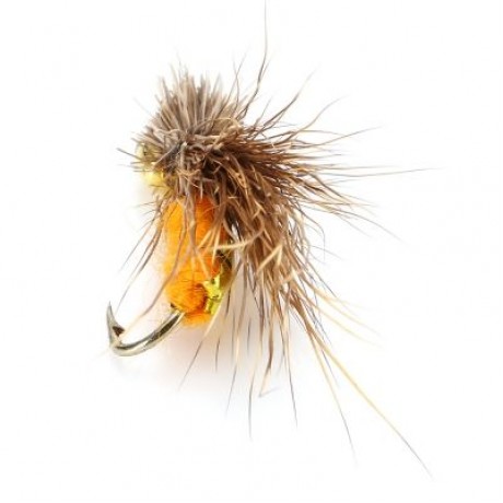 Outlife 27841 - A 40pcs Handmade Fly Fishing Insects Lures with Storage Box (DARK GRAY)