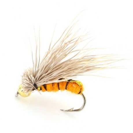 Outlife 27841 - A 40pcs Handmade Fly Fishing Insects Lures with Storage Box (DARK GRAY)