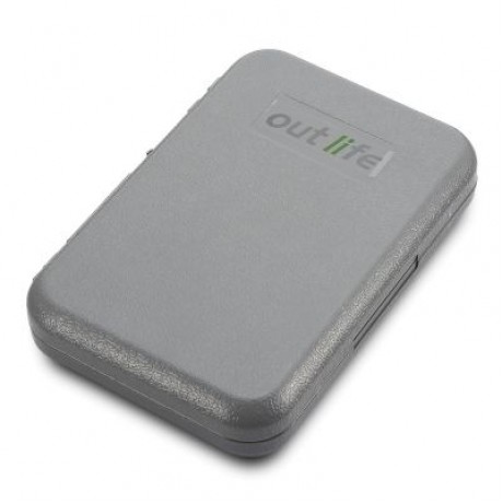 Outlife 27841 - A 40pcs Handmade Fly Fishing Insects Lures with Storage Box (DARK GRAY)
