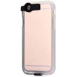 PLASTIC AND TPU MATERIAL HIGH SPEED USB CHARGER CABLE BACK CASE FOR IPHONE 6 - 4.7 INCHES 
