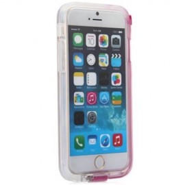 PLASTIC AND TPU MATERIAL HIGH SPEED USB CHARGER CABLE BACK CASE FOR IPHONE 6 - 4.7 INCHES 