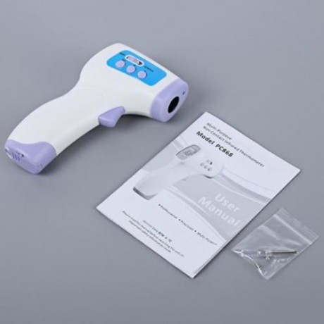 PC868 INFRARED GUN THERMOMETER NON-CONTACT IR TEMPERATURE MEASUREMENT DEVICE (WHITE)