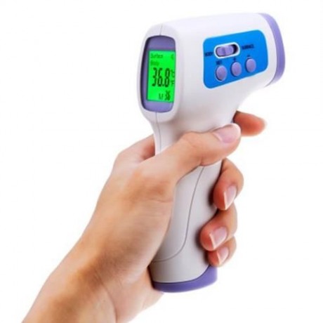 PC868 INFRARED GUN THERMOMETER NON-CONTACT IR TEMPERATURE MEASUREMENT DEVICE (WHITE)