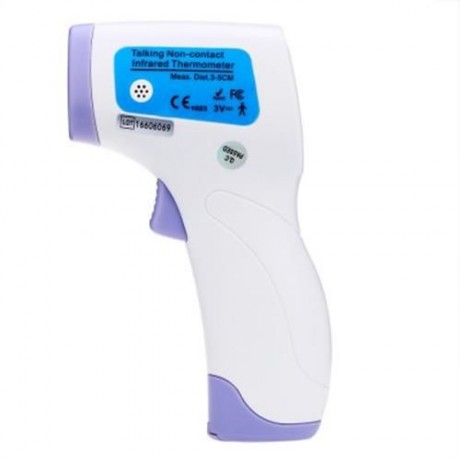 PC868 INFRARED GUN THERMOMETER NON-CONTACT IR TEMPERATURE MEASUREMENT DEVICE (WHITE)