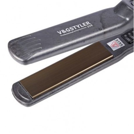 208 Flat Hair Straightener Tool (BLACK)