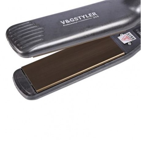 308 Flat Hair Straightener Tool (BLACK)