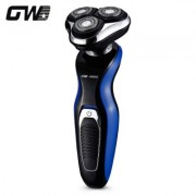 GW - 1005 Washable 4D Direction Floating Cutting Men Electric Shaver  (BLUE)