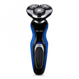 GW - 1005 Washable 4D Direction Floating Cutting Men Electric Shaver  (BLUE)