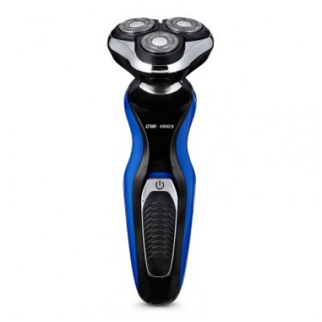 GW - 1005 Washable 4D Direction Floating Cutting Men Electric Shaver  (BLUE)