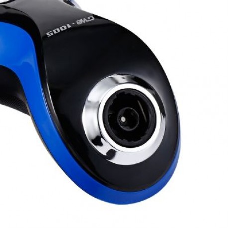 GW - 1005 Washable 4D Direction Floating Cutting Men Electric Shaver  (BLUE)