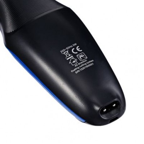 GW - 1005 Washable 4D Direction Floating Cutting Men Electric Shaver  (BLUE)
