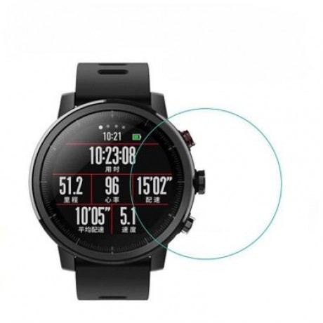 2PCS TPU FilmF for Xiaomi Huami Amazfit Screen Protector Screen Protection (TRANSPARENT)
