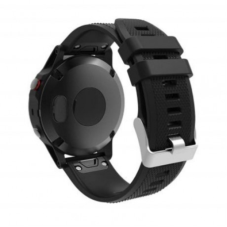 Sensor Dust Plug Anti-Dust Dustproof Cover Cap Silicon for Garmin Fenix 5/5S/5X (BLACK)