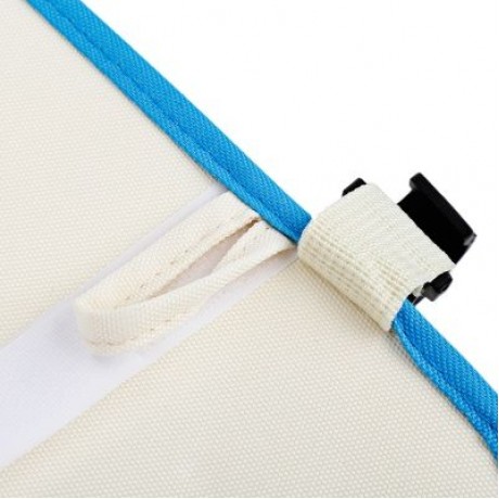 Baby Bed Room Nursery Hanging Organizer Crib Storage Tidy Bag (WHITE)