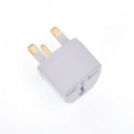 US/UK/EU/AU to UK Plug Socket Charger AC Travel Power Adapter Converter (WHITE)