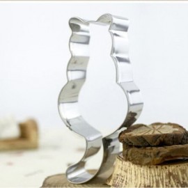 Long Tail Cat Cookie Cutter Mold Cake Baking Mould Biscuit DIY Kitchen Tool (SILVER)
