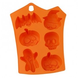 Halloween Holiday Pumpkin Cake Mold Baking Pastry  Tool (ORANGE)