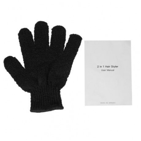 Gustala EPS868 Professional Fast Heating 2-in-1 Hair Straightener Curler Work Dating Salon