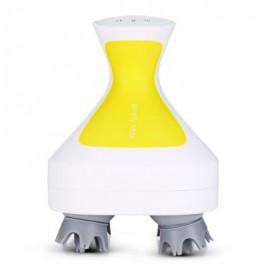 Mini Head Massager Electric Facial Cleansing Brush (YELLOW)