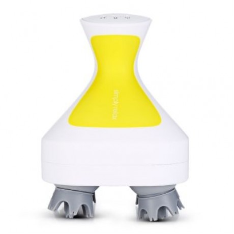 Mini Head Massager Electric Facial Cleansing Brush (YELLOW)