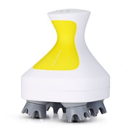 Mini Head Massager Electric Facial Cleansing Brush (YELLOW)