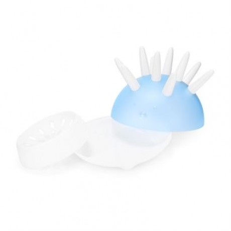 Cmbear Multifunctional Fruit Container Baby Bottle Drying Rack (BLUE GRAY)