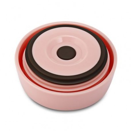 Student Food Soup Vacuum Thermos Stainless Steel Lunch Jar 650ml (LIGHT PINK)